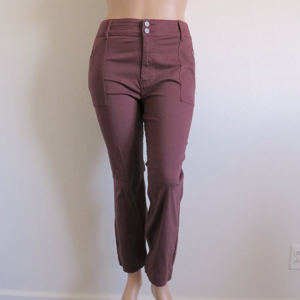 KUT from the KLOTH Jeans Women's Ankle Straight Leg Utility Jogger Size 10 NWT - Picture 3 of 5